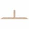 Ekena Millwork Portland Smooth Timber Gable Bracket, Douglas Fir, 84"W x 28"H x 3 1/2"D x 5 1/2"F, 8/12 Pitch GBW084X28X0406POR00SDF - alternate 1